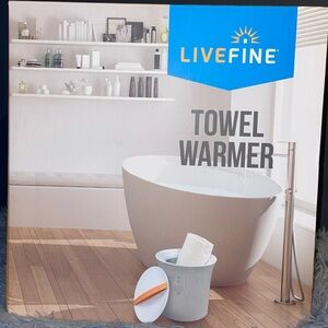 Towel Warmer in Sleek Gray New in Box